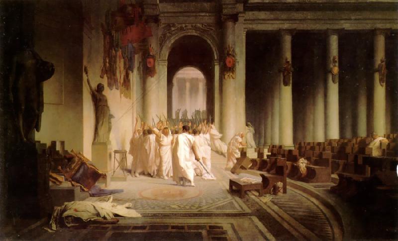 Jean Leon Gerome The Death of Caesar